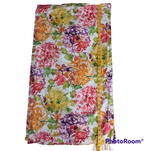 Pier 1 Imports Pillow Shams Stunning Hydrangea Watercolor Designer Covers Pair - Picture 7 of 16